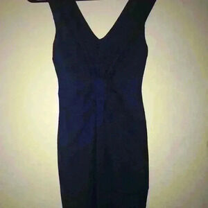 Purple Ribbed Express Dress